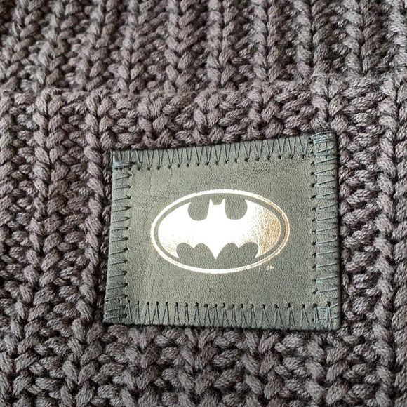 Love Your Melon Batman Black Pom Beanie - Picture 4 of 13
